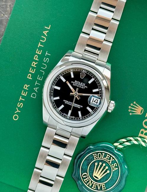 Rolex Datejust 31 178240 uit 2018, Handtassen en Accessoires, Horloges | Dames, Verzenden
