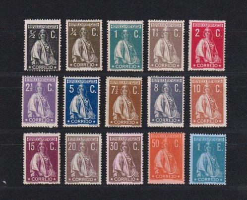 Portugal 1912 - Série Cérès-complète - Mundifil 206/220, Postzegels en Munten, Postzegels | Europa | Spanje