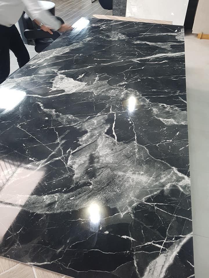 Hoogglans Dubia BLACK 120x120 Vloertegel / Wandtegel, Bricolage & Construction, Dalles & Carrelages, Enlèvement ou Envoi