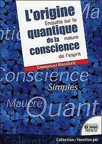 Lorigine quantique de la conscience - Enquête sur ...  Book, Emmanuel Ransford, Zo goed als nieuw, Verzenden
