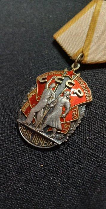 Russie - Récompense - Order Badge of Honour No. 549818, Verzamelen, Militaria | Tweede Wereldoorlog