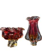 Chibská Glassworks - Josef Hospodka - sculptuur, Set of 2, Antiek en Kunst, Antiek | Glaswerk en Kristal