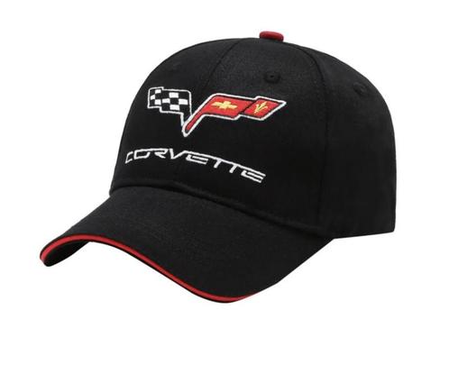 Baseball cap Corvette C6 zwart, Kleding | Heren, Hoeden en Petten, Nieuw, Verzenden