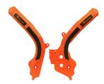 Racetech frame beschermers oranje / zwart KTM 16-18 &amp; Hu, Motoren, Verzenden, Nieuw