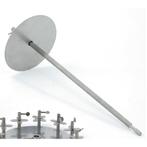 Spit 8x8, Supp 40, Schijf 210 Mm & Vlindermoer, Ophalen of Verzenden