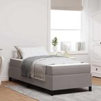 vidaXL Boxspring bed Taupe 80 x 200 cm Stof, Verzenden, Nieuw