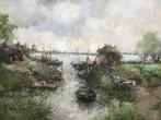 Theodorus van Oorschot(1910-1989) - Hollands landschap., Antiek en Kunst