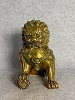Beeld, Zeer grote set “foo dogs” - 20.5 cm - Brons, Antiek en Kunst