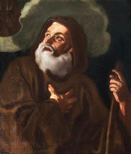 Jusepe de Ribera (1591-1652), Manner of - Saint Francis of, Antiek en Kunst, Kunst | Schilderijen | Klassiek