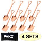 Fako Bijoux® - Dessert Bestek - Schep & Schop - 8 Lepels -, Huis en Inrichting, Verzenden, Nieuw