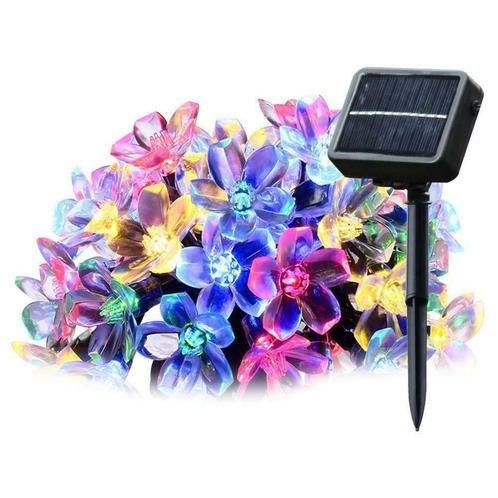 Kersenbloesem tuin decoratie- 20 LED - Solar - RGB - 5, Doe-het-zelf en Bouw, Elektriciteit en Kabels, Kabel of Snoer, Verzenden