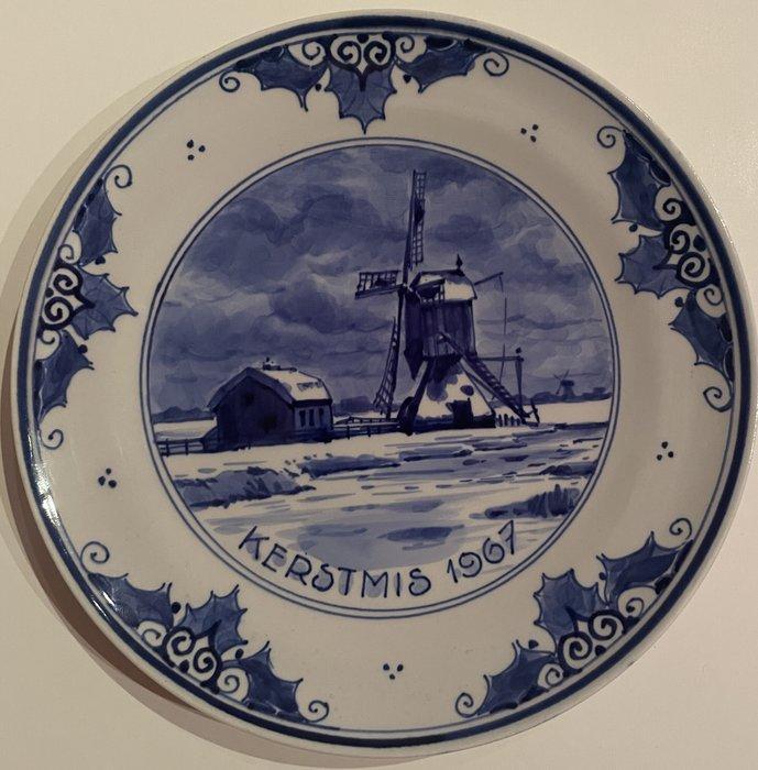 De Porceleyne Fles, Delft - Wandbord (2) - Aardewerk -, Antiek en Kunst, Antiek | Glaswerk en Kristal