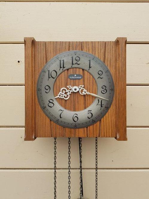 horloge avec poids - JUNGHANS Bauhaus Corne, sous / cuivre -, Antiek en Kunst, Curiosa en Brocante