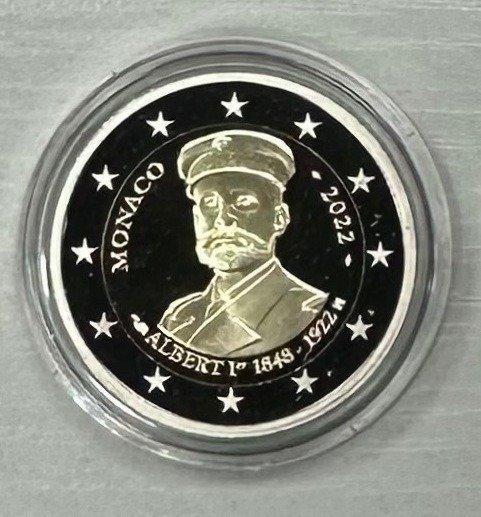 Monaco. 2 Euro 2022 Albert Ier Proof (Sans Prix de, Postzegels en Munten, Munten | Europa | Euromunten