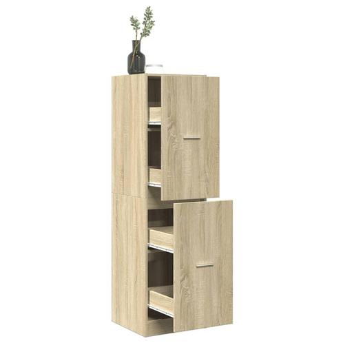vidaXL Apothekerskast 40x41x144,5 cm bewerkt hout sonoma, Huis en Inrichting, Kasten | Overige, Nieuw, Verzenden