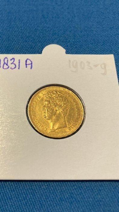 Frankrijk. Louis Philippe I. 20 Francs 1831-A, Paris, Postzegels en Munten, Munten | Europa | Euromunten
