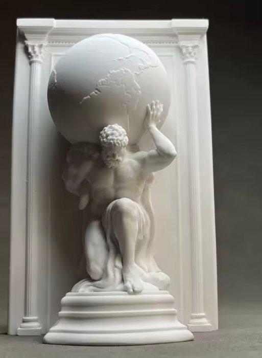 Figuur - Hercules mitologia greca handmade italy - Gips, Antiek en Kunst, Curiosa en Brocante