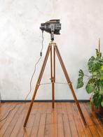 Fargo - Theaterlamp - Aluminium, Hout - Vloerlamp, Tripod