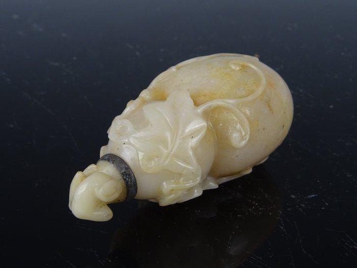 Snuiftabak-fles - Jade - Qing dynastie 1644-1911, Antiquités & Art, Antiquités | Autres Antiquités