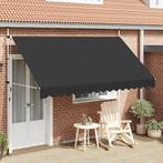 vidaXL Luifel handmatig uittrekbaar 350 cm antraciet, Verzenden, Nieuw