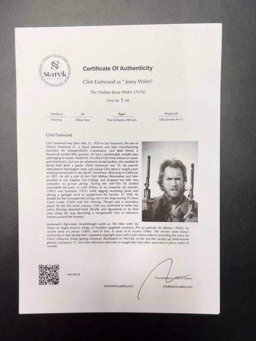 Clint Eastwood - The Outlaw Josey Wales (1976) - Fine Art, Verzamelen, Film en Tv