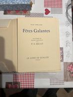 Paul Verlaine / P.E. Bécat - Fêtes Galantes - 1953, Antiek en Kunst