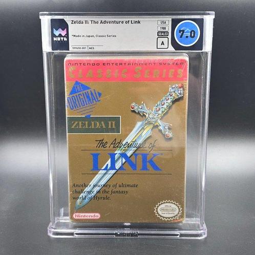 Nintendo - Nes - Zelda II: The Adventure of Link WATA 7.0 A, Games en Spelcomputers, Spelcomputers | Overige Accessoires