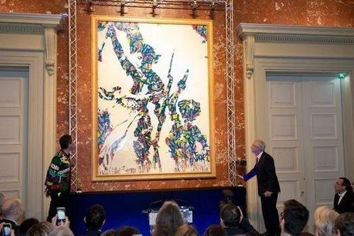 Jonone (1963) - Liberté, Egalité, Fraternité (Large Size), Antiek en Kunst, Kunst | Schilderijen | Modern