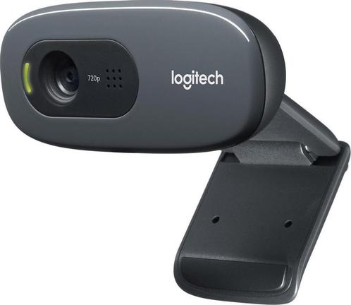 Webcam Logitech C270 - 720p HD - 3MP - Grijs, Computers en Software, Pc- en Netwerkkabels, Nieuw, Verzenden