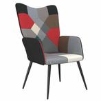 vidaXL Relaxstoel patchwork stof, Maison & Meubles, Fauteuils, Verzenden