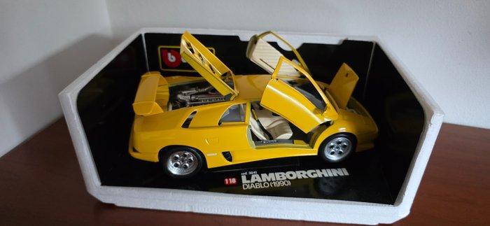 Bburago 1:18 - Modelauto - Lamborghini Diablo (1990), Hobby en Vrije tijd, Modelauto's | 1:5 tot 1:12