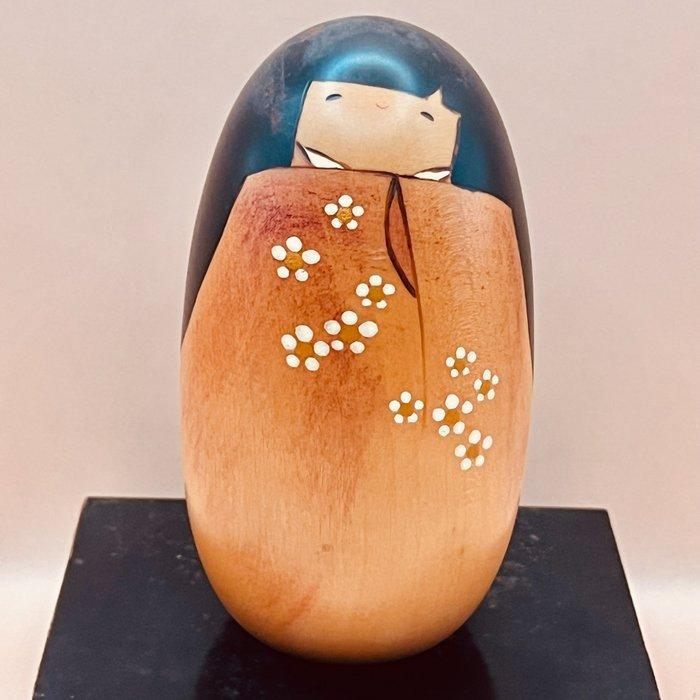 Usaburo Kokeshi Poppenbeeldje Geluk – Handgemaakt – met, Antiek en Kunst, Curiosa en Brocante