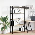 vidaXL Boekenkast Sonoma eiken 80 x 30 x 153 cm Bewerkt hout, Verzenden, Nieuw