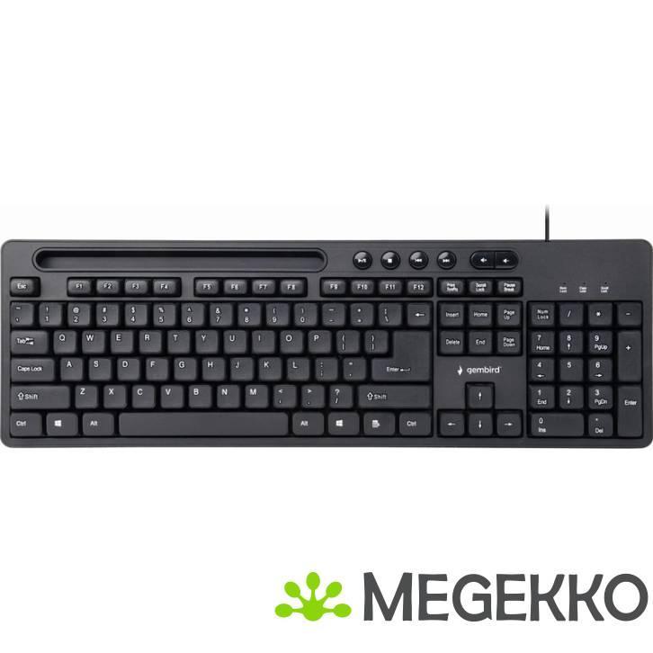 Gembird KB-UM-108 toetsenbord, Computers en Software, Toetsenborden, Nieuw, Verzenden