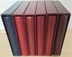 Pays-Bas - Accessoires : 6 albums Safe (rembourrés) incluant, Postzegels en Munten, Gestempeld