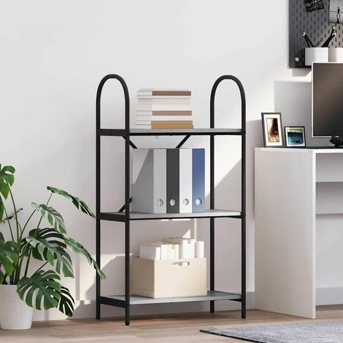 vidaXL Boekenplank Grijs sonoma Bewerkt hout, Huis en Inrichting, Kasten | Boekenkasten, Nieuw, Verzenden