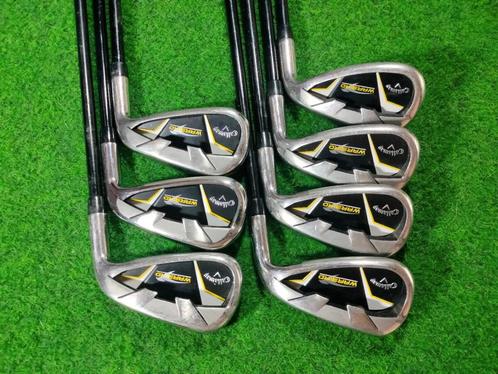 Callaway Warbird golfset 5/pw/sw regular flex golfclubs, Sport en Fitness, Golf, Club, Zo goed als nieuw, Callaway, Ophalen of Verzenden