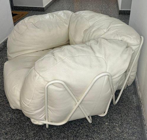 Edra - Francesco Binfaré - Fauteuil - Cuir, Métal - Fauteuil, Antiek en Kunst, Kunst | Designobjecten