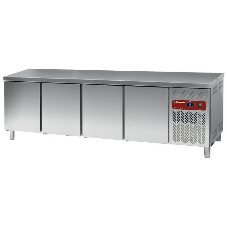 Gekoelde werktafel, geventileerd, 4 deuren EN 600x400 (760 L, Zakelijke goederen, Horeca | Keukenapparatuur, Koelen en Vriezen