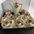 Drinkservies (10) - Glas, Messing, Porselein, Verguld