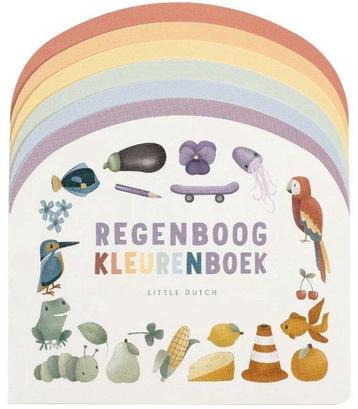 Boek: Little Dutch - Regenboog kleurenboek (z.g.a.n.)