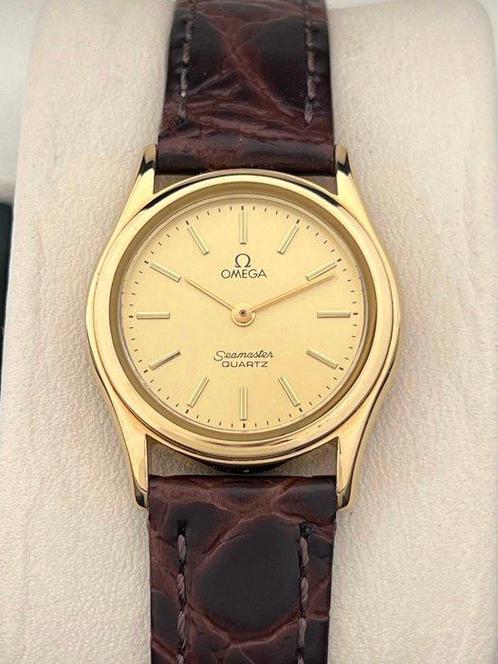 Omega - Sans Prix de Réserve - 18K GP Seamaster Push-crown, Handtassen en Accessoires, Horloges | Heren