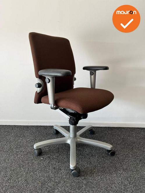 Haworth Comforto 77 - Nieuwe bruine stoffering - Zilvergrijs, Zakelijke goederen, Kantoor en Winkelinrichting | Kantoormeubilair en Inrichting