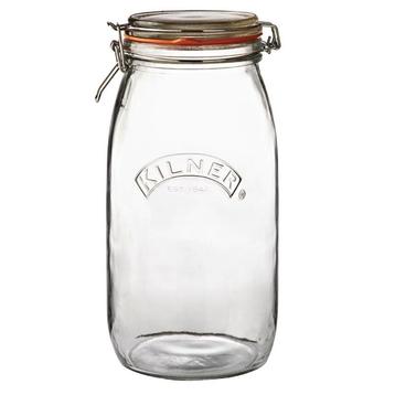 Weckpot glas met beugelsluiting 3L | 14x14,5x28,5(h)cm, Verzenden