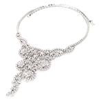 Halsketting - 18 karaat Witgoud - 12.50ct. tw. Diamant, Handtassen en Accessoires, Kettingen, Nieuw