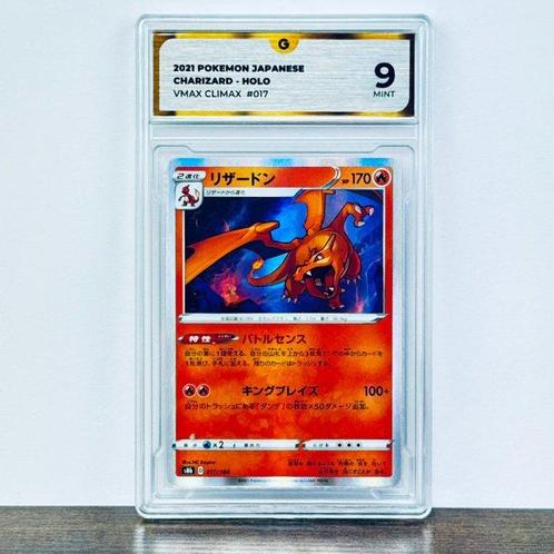 Pokémon Graded card - Charizard 017 - Pokémon - GG 9, Hobby en Vrije tijd, Verzamelkaartspellen | Pokémon