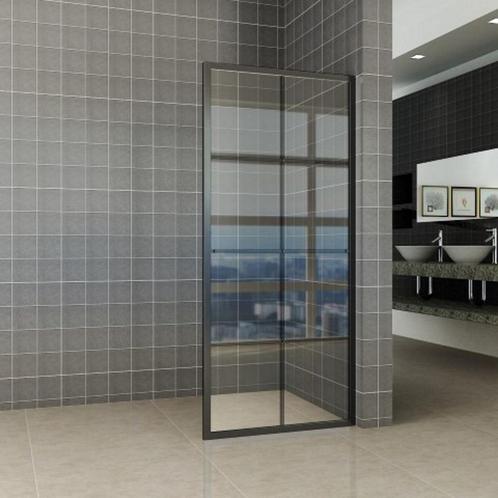 Aanbieding: Wiesbaden Douchewand 10mm | Mat Zwart met, Doe-het-zelf en Bouw, Sanitair, Douche, Nieuw, Ophalen of Verzenden