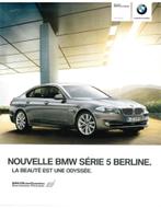 2009 BMW 5 SERIE SEDAN BROCHURE FRANS, Livres, Autos | Brochures & Magazines