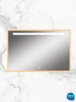 Online Veiling: Led spiegel rechthoek 100x80x3cm inclusief