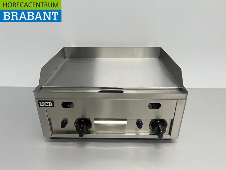 HCB RVS Bakplaat Grillplaat Gladde bakplaat Glad 60 cm, Zakelijke goederen, Horeca | Keukenapparatuur, Ophalen of Verzenden